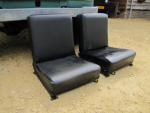 EXMOOR leger stoelen, zwart skai